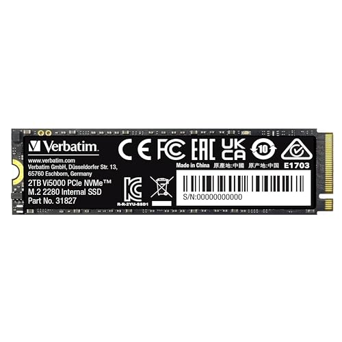 Amazon | Verbatim バーベイタム NVMe PCIe Gen4.0x4 PCIe4.0 Vi5000
